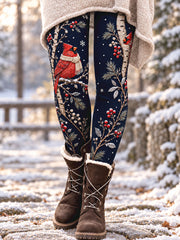 Women's Winter Animals Art Printed Leggings