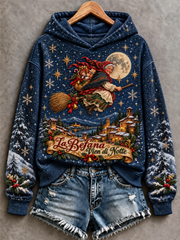 Women's A Witch Celebrates Christmas Regular Sweatshirt
