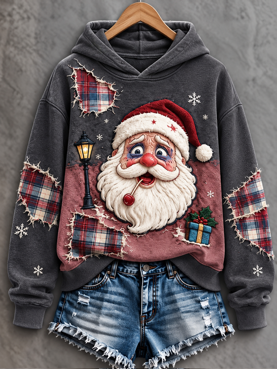 Women's Christmas Printed Regular Sweatshirt