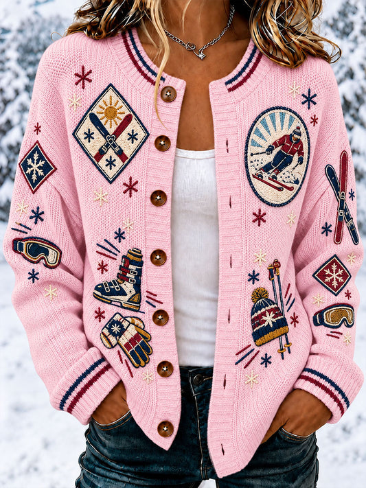 Women's ski cardigans
