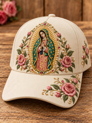 Unisex Mexico Our Lady of Guadalupe Day Floral Art Printed Hat