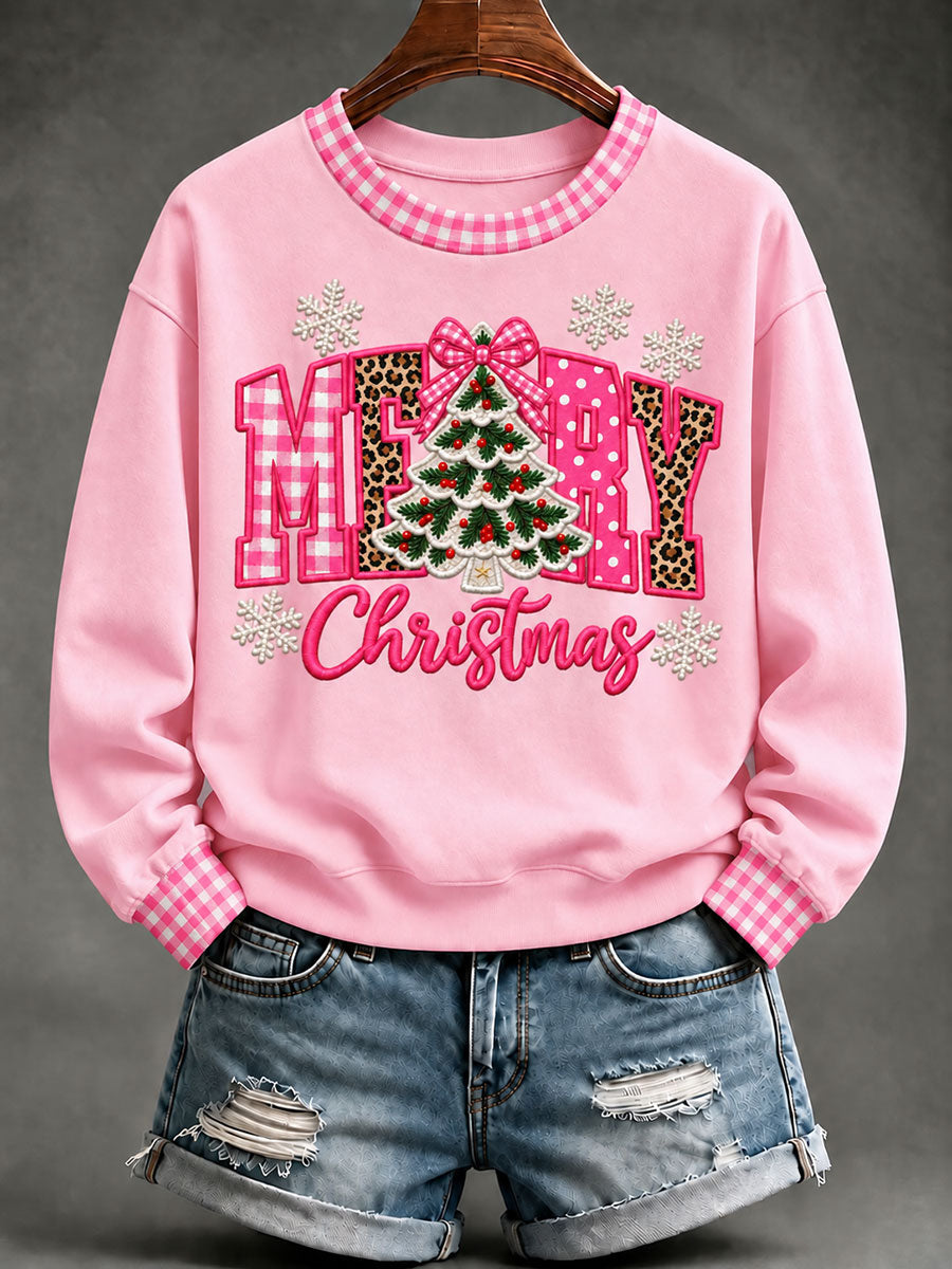 Women's Merry Christmas Printed Casual Sweatshirt