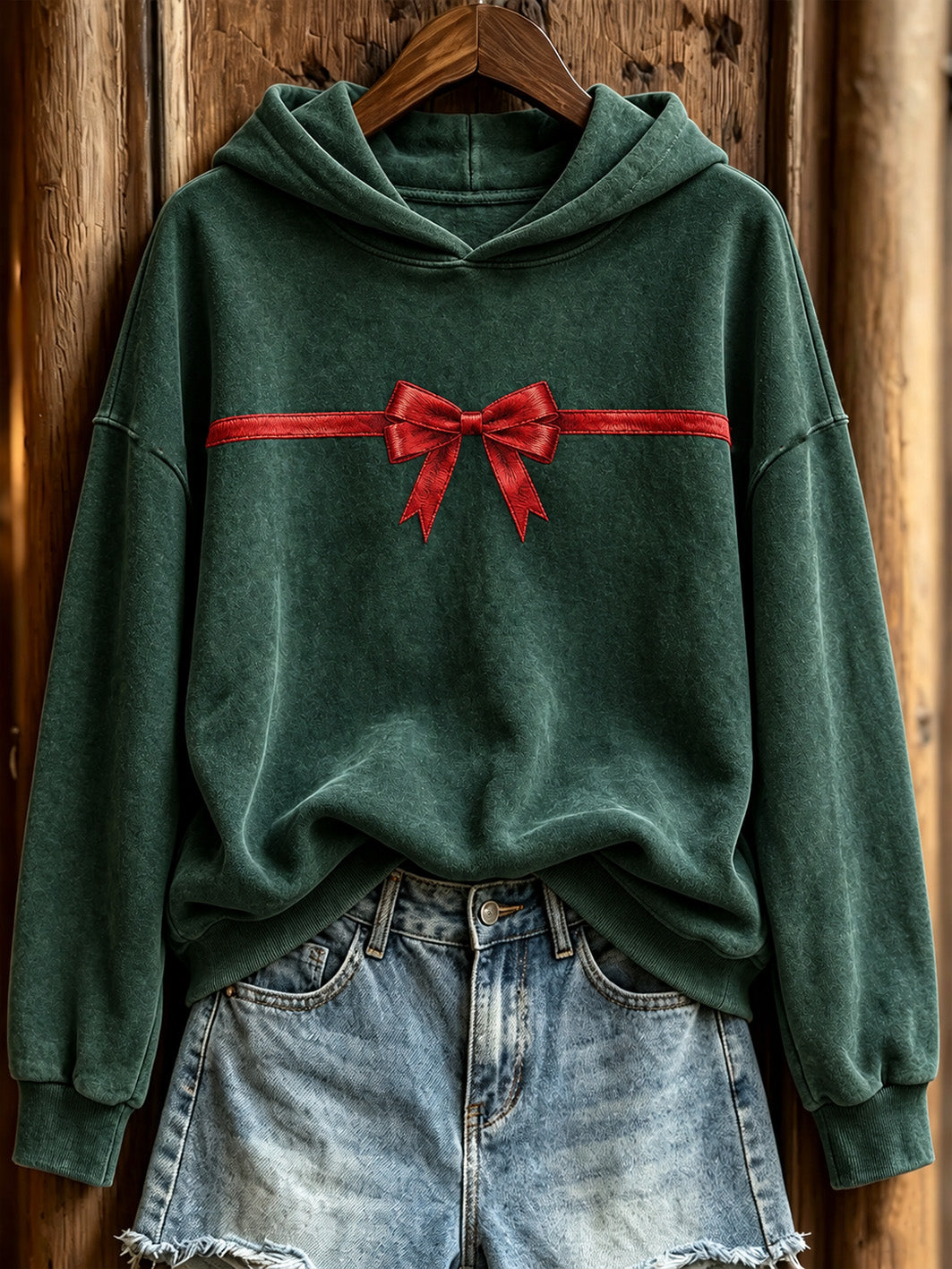 Women's Christmas gift pattern casual hoodie