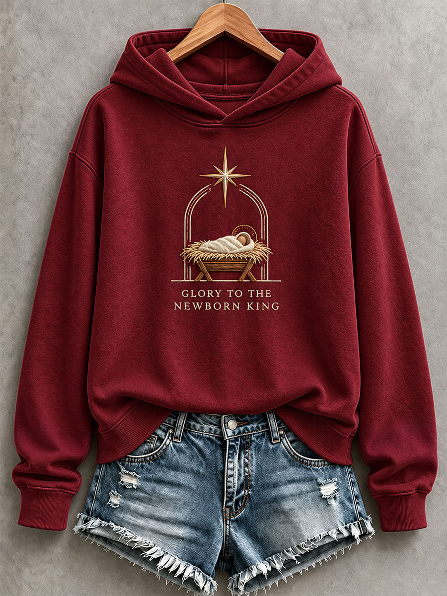 Women's Glory To The Newborn King Hoodie