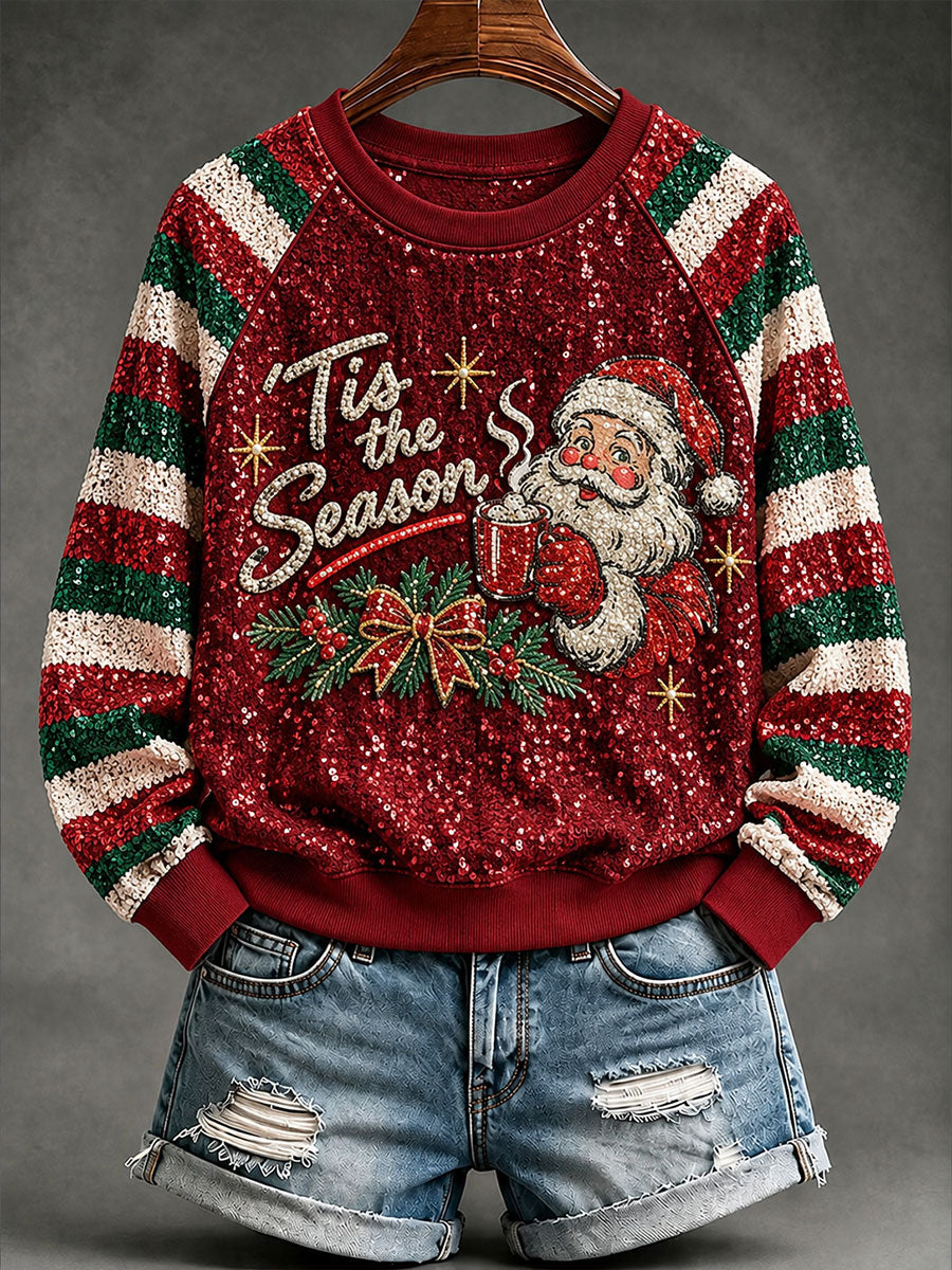 Women's Santa Claus Christmas Casual Sweatshirt