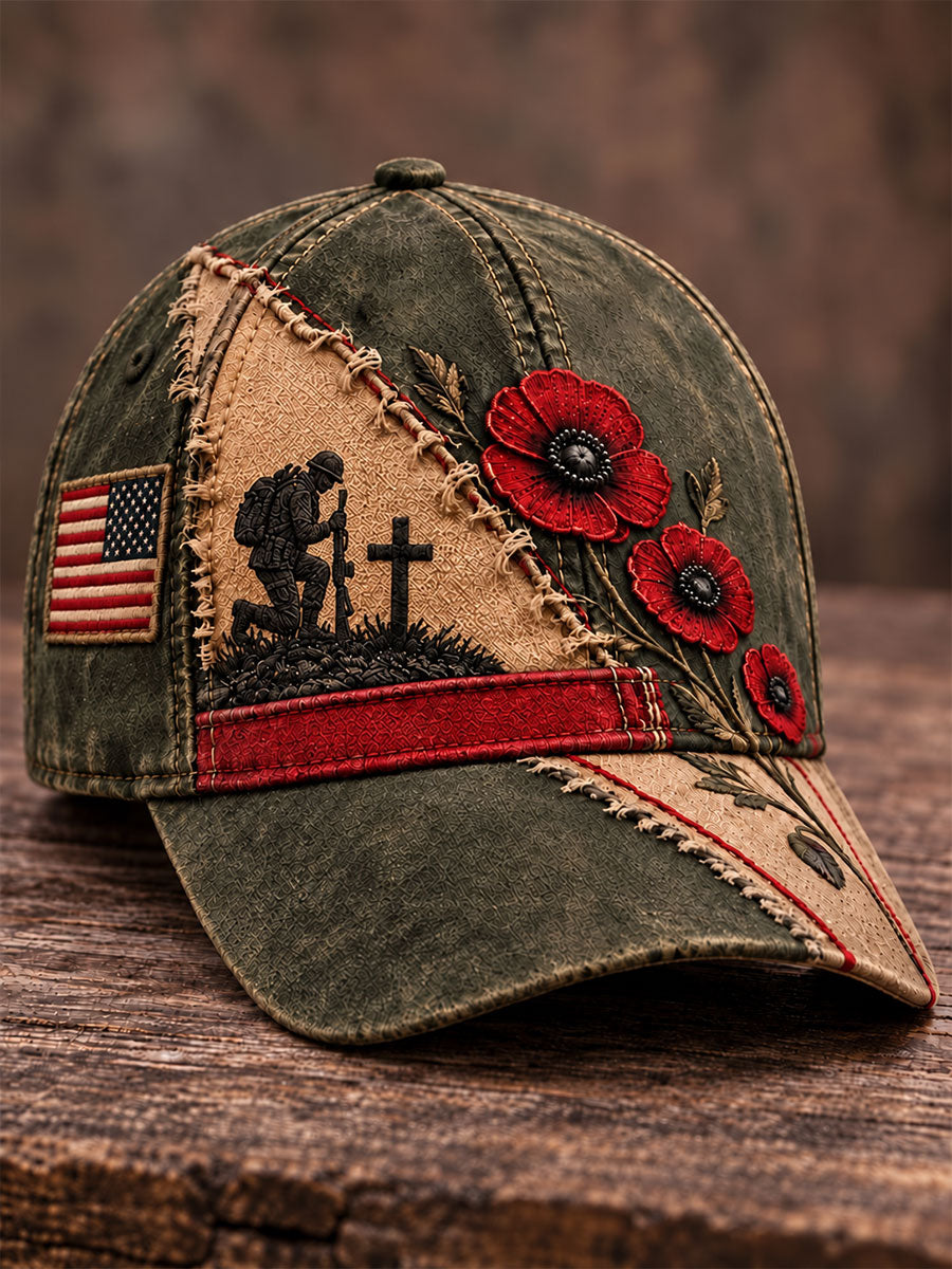 Veterans Day Printed Casual Unisex Hat