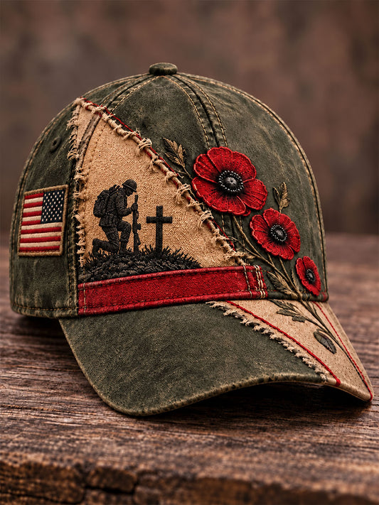 Veterans Day Printed Casual Unisex Hat