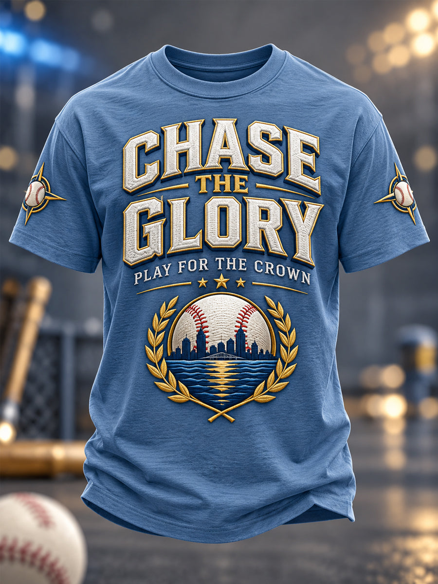Men's Gift For Baseball Fans Casual Tee