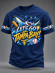 Men's Gift For Baseball Fans Casual Tee
