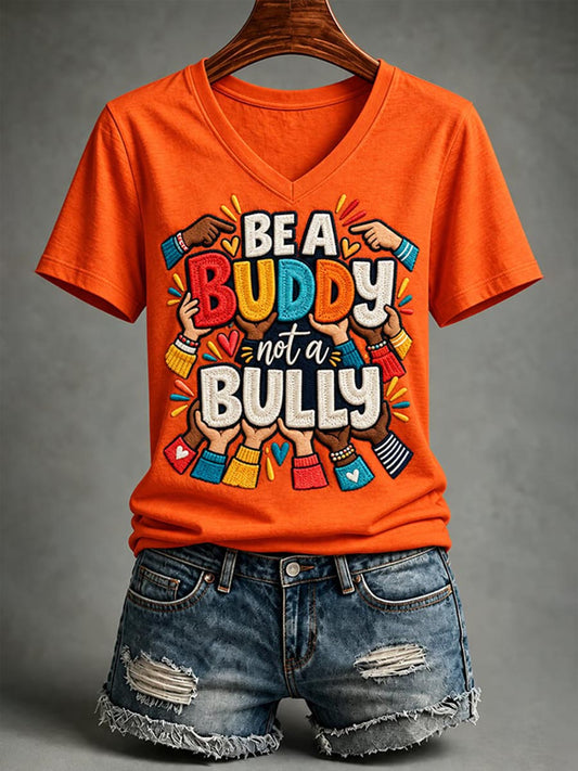 Women's End Bullying Print T-shirt