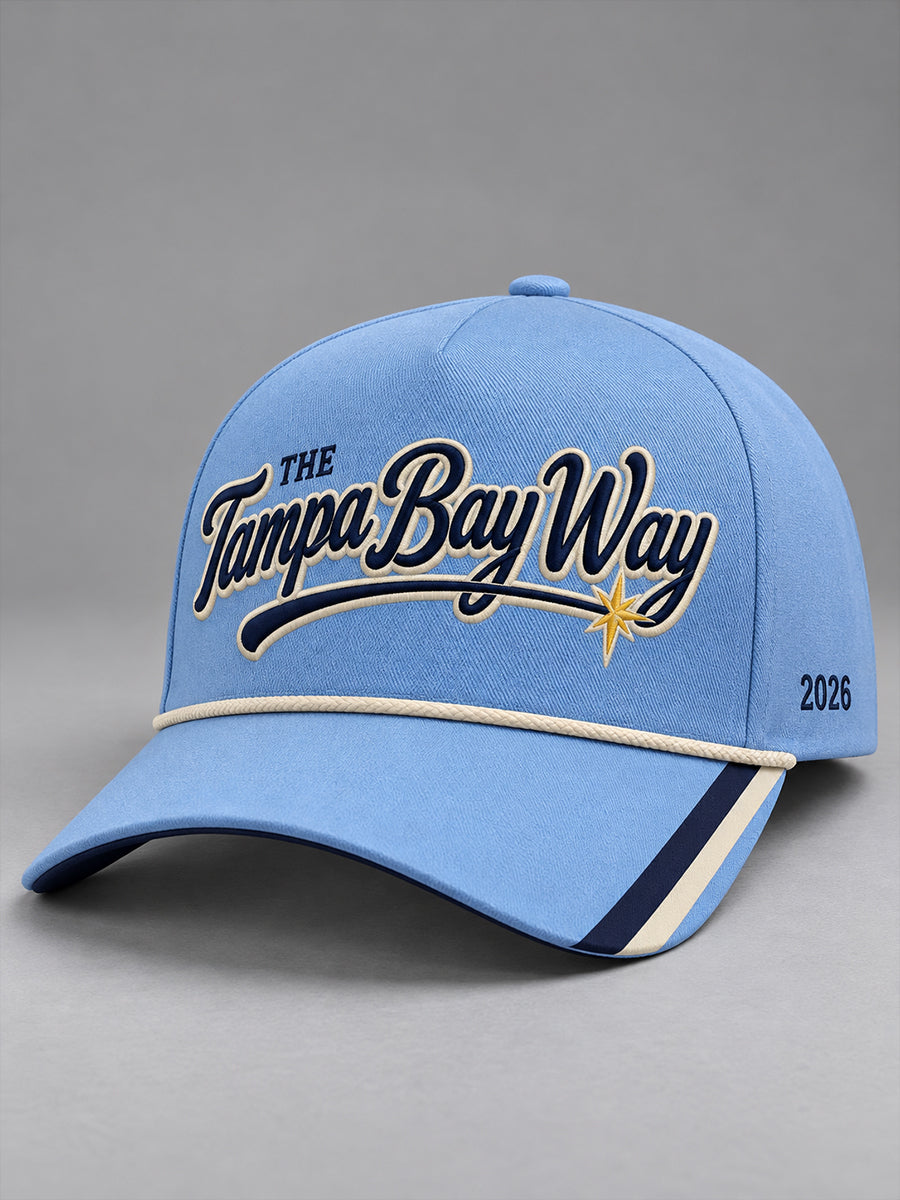 Unisex Tampa Bay Baseball Lover Printed Hat