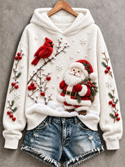 Women's Christmas Print Casual Hoodie