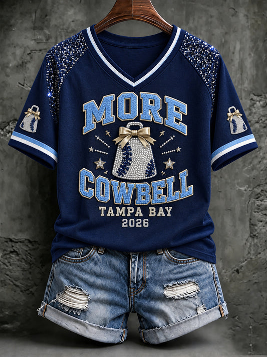 Women's Tampa Bay Baseball Lover Printed T-shirt
