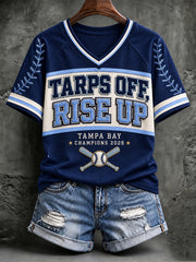Women's Tampa Bay Baseball Lover Printed T-shirt