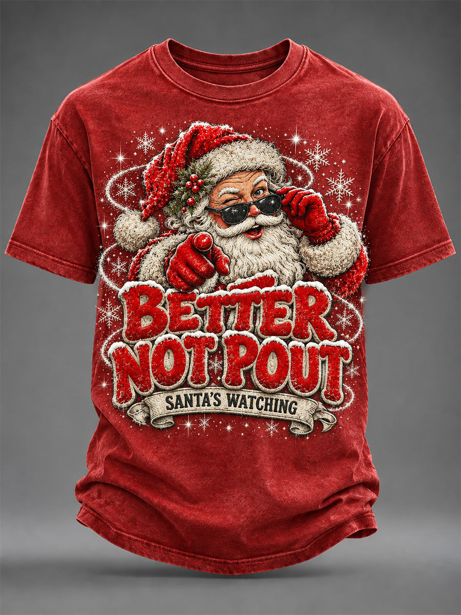 Men's Better Not Pout Print Tee