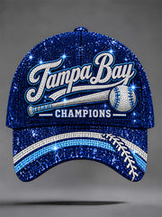 Unisex Tampa Bay Baseball Lover Print Hat