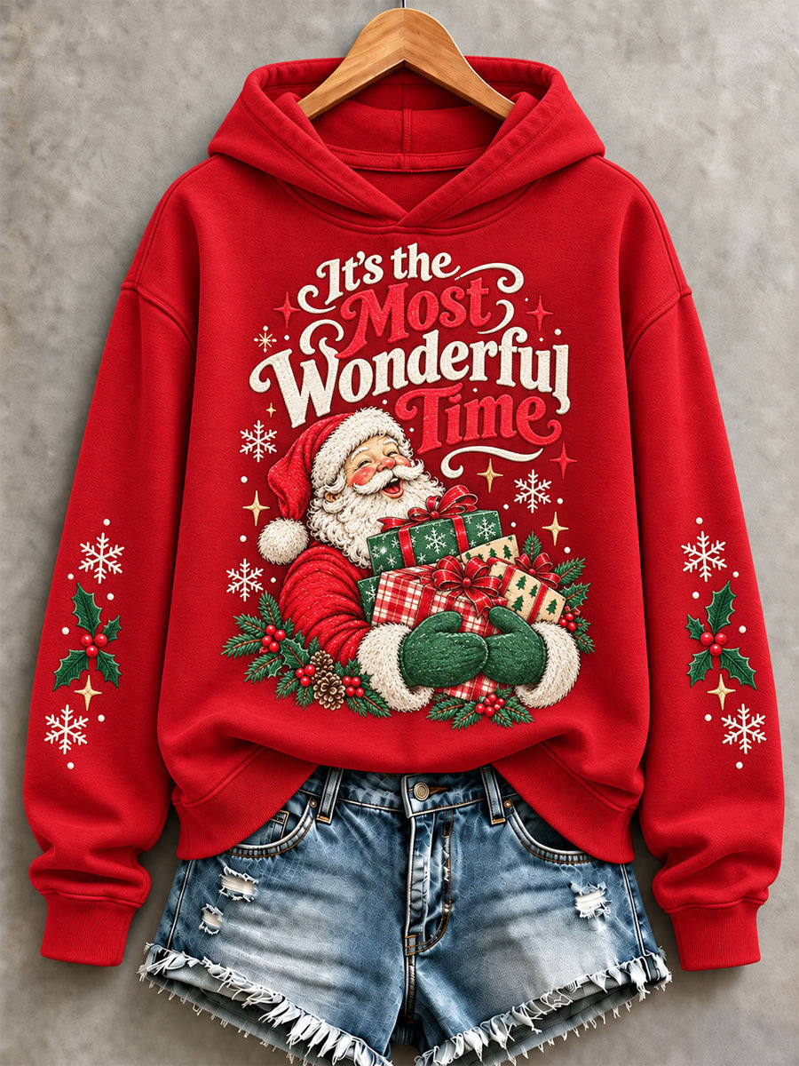 Women's Its The Most Wonderful Time Print Hoodies
