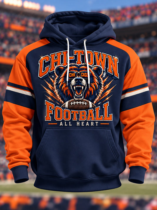 Men's Football Gameday Gift For Football Fans Casual Hoodie