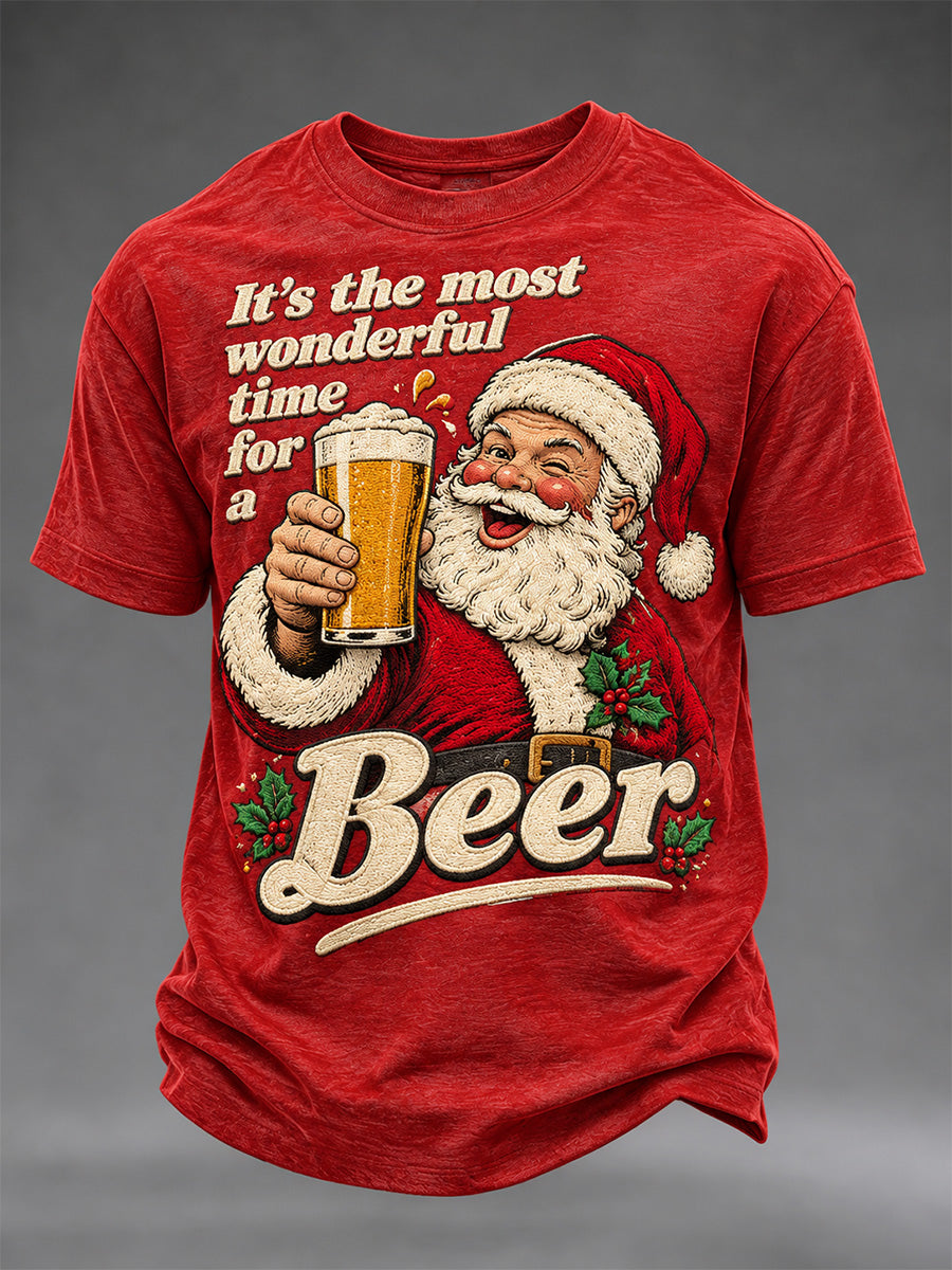 Men's Christmas Print Tee