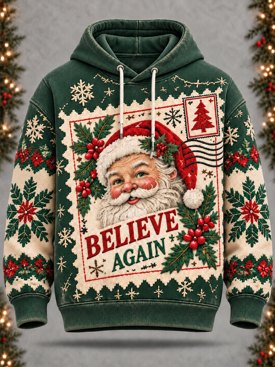 Men's Funny Santa Claus Hoodie