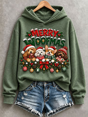 Women's Merry Woofmas Hoodie