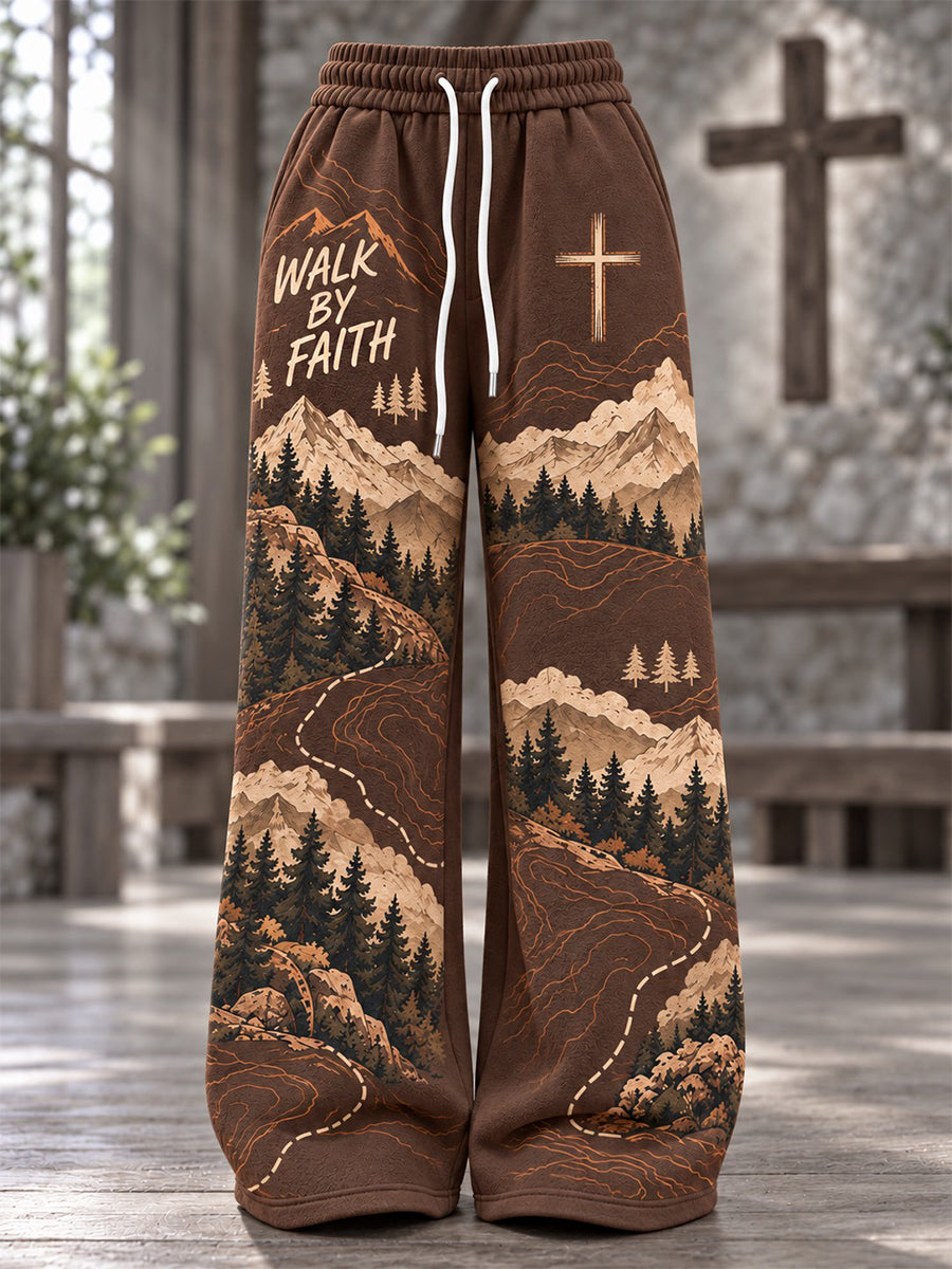 Women's Walk By Faith Wilderness Trail Print Casual Pants