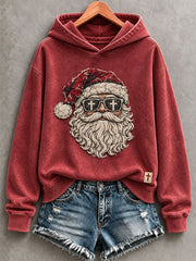 Women's Funny Santa Hoodie