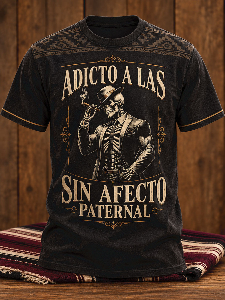 Men's Addicted to... Without Paternal Affection Printed T-shirt