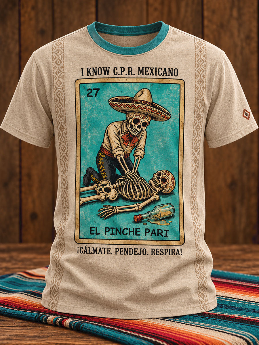 Men's I Know Mexican Printed T-shirt