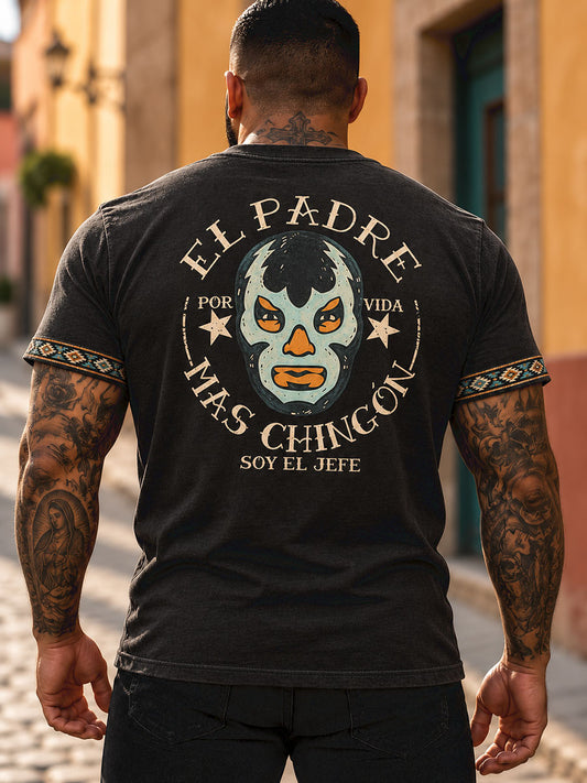 Men's Mexicano Saying Art Printed T-shirt