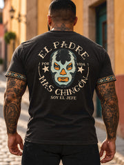Men's Mexicano Saying Art Printed T-shirt