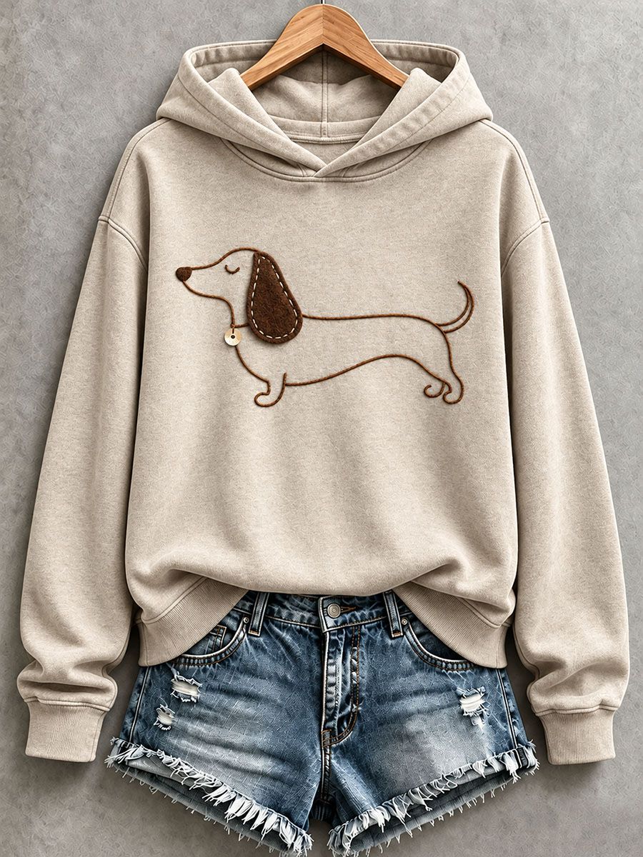 Women's Lovely Dachshund Hoodie