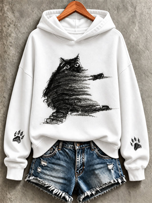 Women's Cute Animal Print Sweatshirt