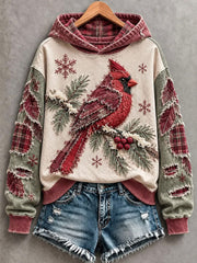 Women's Christmas Print Casual Hoodie