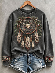 Women's Native-Inspired Christmas Dreamcatcher Sweatshirts
