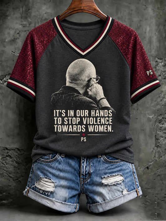 Women's Rip Captian 1940-2026 Printed  T-shirt